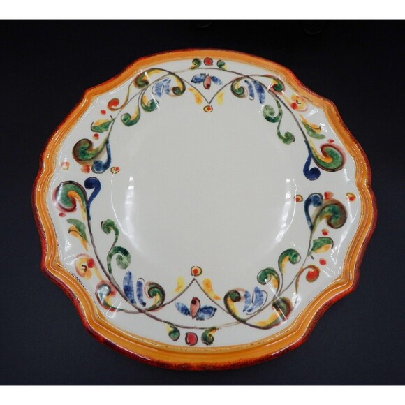 Sur La Table Mara Pattern Dinner Plates 11 Inch Made in Italy Set of 2 - Picture 3 of 12